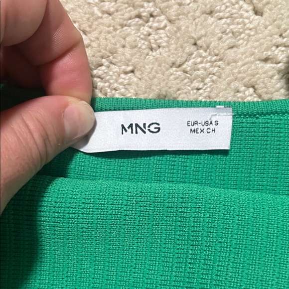 Mango Green Ribbed Tank Top - Picture 3 of 4